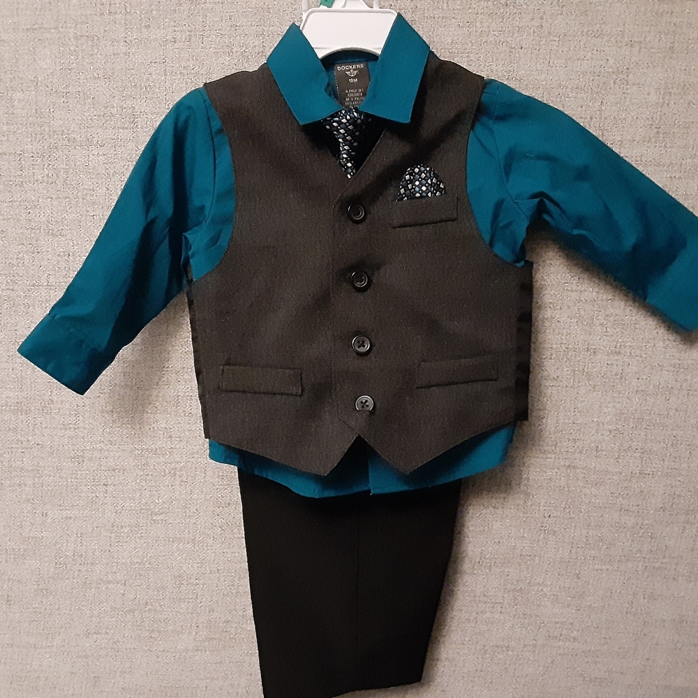 Kids 4 piece dress suit